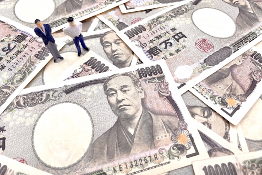 九州電力社員の年収イメージの一万円札